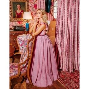 LoveShackFancy Macron Tulle Skirt Maxi Dress